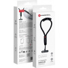 Forcell F-Design R10X40 Wrist Phone Lanyard With Adjustable Length (Max 20cm In The Loop) Black