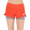 Dámske šortky Lotto Top W IV Short - red poppy - Červený (M)