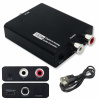 Prevodník Toslink Coaxial na L/R a AUX 3,5 mm digitálny analógový 192KHz DAC jack