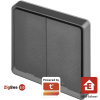 Emos GoSmart H5015, prenosný ovládač scén IP-2002ZB, ZigBee 3.0, 2-tlačidlový H5015
