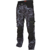 BENNON softshellové nohavice CAMOS, čierna/sivá - 62
