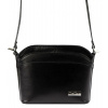 MiaMore Kožená čierna dámska crossbody kabelka