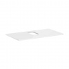 Hansgrohe Xelu Q Doska pod umývadlo 98x55 cm, výrez uprostred, lesklá biela 54121050-HG