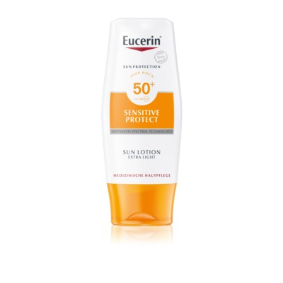 Eucerin Sun extra ľahké mlieko na opaľovanie SPF50 150 ml