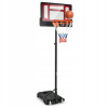 Basketbalový set Basketbalový kôš 90 - 210 cm s kolieskami (Basketbalový kôš Nastaviteľná výška 132-250 cm)