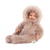 Llorens 74506 NEW BORN - realistická bábika bábätko so zvukmi a mäkkým látkovým telom - 45 cm