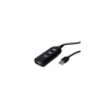 Digitus USB 2.0 hub, 4-porty, černý bez napájecího zdroje (AB-50001-1)