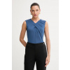 Calvin Klein blúzka dámska LV044G223G modrá XS