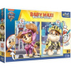 Trefl Oboustranné Tlapková patrola Sky a Rubble BABY MAXI 2x10 dielov