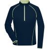 James & Nicholson Tričko JN 497, funkční, dlouhý rukáv, dámské COT020497r0204-navy/bright XL