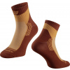 ponožky FORCE DUNE, hnědé Velikost: L-XL/42-46