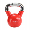Kettlebelle HMS 8 kg pomaranče a červené (KTC08 RED RED RUCTETS KRAJETS KETTLEBELL)