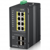 Zyxel RGS200-12P Riadený L2 Gigabit Ethernet (10/100/1000) Podpora napájania cez Ethernet (PoE) Čierna (RGS200-12P-ZZ0101F)