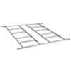 Základňa BBSH-ZDSL6 pre záhradný domček BestBerg ZDSL-6 / 200 x 216 cm / oceľ / strieborná