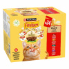 Friskies vlhké krmivo pre mačky v omáčke - s kuracím, hovädzím, jahňacím, kačacím 12 x (4 x 85 g)