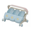 Sylvanian Families Kočárek pro trojčata