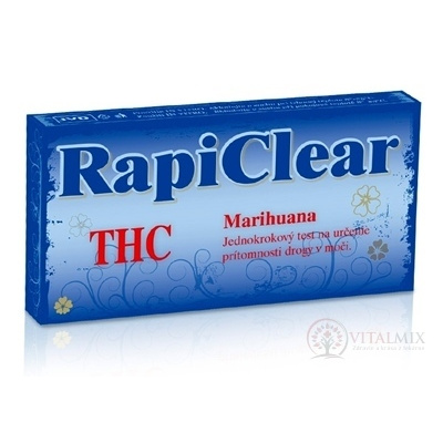 RapiClear THC (Marihuana) IVD, test drogový na samodiagnostiku 1 ks