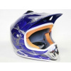Nitro prilba na motocykle detská modrá M