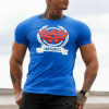 Pánske fitness tričko Iron Aesthetics Triumph, modré, Veľkosť M, Farba Modrá