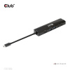 club3D Club3D USB-6-in1-HUB USB-C - HDMI/2xUSB/ USB-C® (USB 3.1) MultiPort húb čierna; CSV-1596