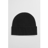 ČAPICA GANT WOOL RIBBED BEANIE BLACK