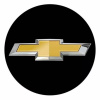 CHEVROLET Živicové samolepky na stredy kolies 55mm - 4ks