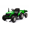 mamido Elektrický traktor s prívesom pre deti HC-306 24V svetlo zelený