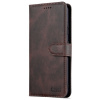 Peňaženkové kožené puzdro AZNS na Samsung Galaxy S22 5G - Coffee