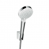 Hansgrohe Crometta Set sprchovej hlavice, 2 prúdy, držiaku a hadice, EcoSmart, biela/chróm 26693400-HG