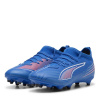 Puma Ultra 5 Match Childrens Firm Ground Football Boots Blue/White C12 (31)
