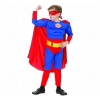 Kostým pre chlapca- Super Man Superhrdin outfit so svalmi 110/120 (Superhrdina svaly (svalové kostým)