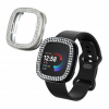 2x Púzdro kwmobile Fitbit Versa 4 / Sense 2 stříbrná