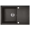 Kuchinox HUNTER granitový drez 67 x 44 cm, čierny SBU_711T