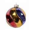 Vianočná ozdoba z farebného skla Maassass I - 8x8 cm