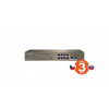 Tenda TEG5310P-8-150W Gigabit L3 PoE Switch 130W, 8x 1Gb/s PoE, 2x RJ45/SFP, STP, IGMP, VLAN, Rack