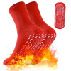 Wellife Samozahrievacie masážne ponožky TOURMALINE, 1 pár, červené, veľkosť 35-43