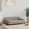vidaXL Pelech pre psa, kapučínový 90x53x30 cm, umelá koža - Hnedá - 29149-170382