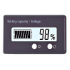 TIPA Voltmeter a ukazovateľ kapacity batérie 12–84V White