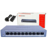 SWITCH PoE 8x PoE pre kamery HIKVISION 60W 10/100Mb