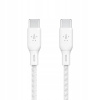 Belkin CAB014bt3MWH USB-C na USB-C, 100W, 3m, bílý