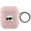 Karl Lagerfeld PU Embossed Karl Head Puzdro na AirPods 1/2 KLA2PGKIPP