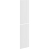Mexen Mexen, Rýhované čelo pre korpus kúpeľňovej skrinky 35 x 80 cm (2 ks), biela matná, 91A21-1600-300-2-01