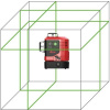 Zelený 3D multikřížový 3x360° laser Leica Lino L6G se zvýšenou svítivostí - sada v kufru