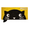 Home Elements Rohožka gumová kokosová Miau - žltá 32 x 68 cm