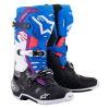 ALPINESTARS boty TECH 10 SUPERVENTED, ALPINESTARS, perforované (modrá/fialová/růžová/bílá/šedá/černá, vel. 43)