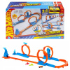 Hot Wheels Dráha pretekárska Pretekárska dráha Tri slučky + autíčko JDW39