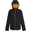 Regatta Professional Bunda Navigate TRA 705, softshellová COT36A705ad413-black/orang 3XL Černá/oranžová pop