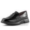 Wonders lakované slip-on poltopánky negro A-4402 - 40