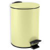 Spirella pedálový odpadkový kôš Adelar, matný žltý, oceľ, 3 l