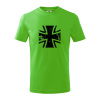 Bundeswehr kríž - Tričko detské bavlnené - 158 cm/12 rokov ( Apple Green )